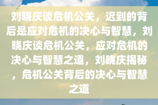 刘晓庆谈危机公关，迟到的背后是应对危机的决心与智慧，刘晓庆谈危机公关，应对危机的决心与智慧之道，刘晓庆揭秘，危机公关背后的决心与智慧之道