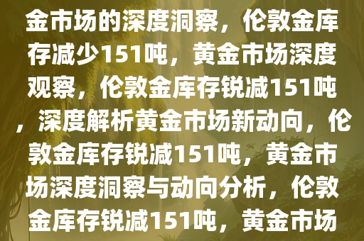伦敦金库存月度减少151吨，黄金市场的深度洞察，伦敦金库存减少151吨，黄金市场深度观察，伦敦金库存锐减151吨，深度解析黄金市场新动向，伦敦金库存锐减151吨，黄金市场深度洞察与动向分析，伦敦金库存锐减151吨，黄金市场深度洞察与动向解析