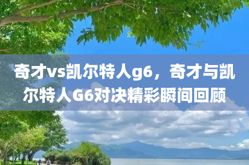 奇才vs凯尔特人g6，奇才与凯尔特人G6对决精彩瞬间回顾