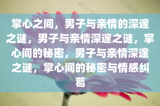 掌心 男子和亲