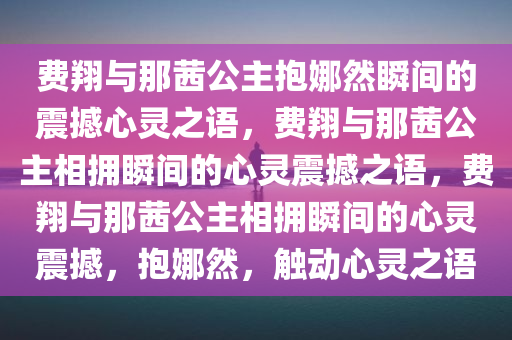费翔与那茜公主抱娜然瞬间的震撼心灵之语，费翔与那茜公主相拥瞬间的心灵震撼之语，费翔与那茜公主相拥瞬间的心灵震撼，抱娜然，触动心灵之语