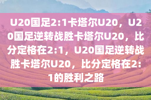 U20国足2:1卡塔尔U20，U20国足逆转战胜卡塔尔U20，比分定格在2:1，U20国足逆转战胜卡塔尔U20，比分定格在2:1的胜利之路