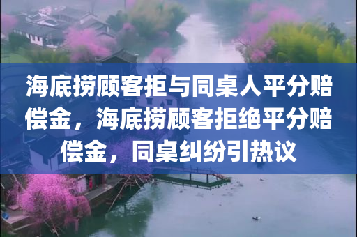 海底捞顾客拒与同桌人平分赔偿金，海底捞顾客拒绝平分赔偿金，同桌纠纷引热议，海底捞顾客拒平分赔偿金，同桌纠纷引发争议热议
