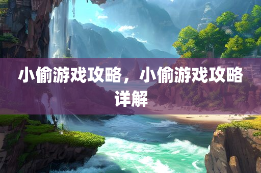 小偷游戏攻略