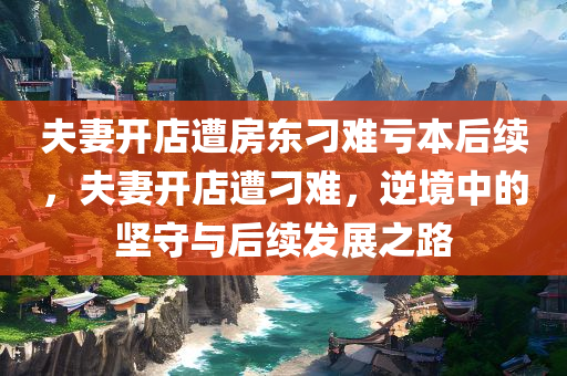 夫妻开店遭房东刁难亏本后续，夫妻开店遭刁难，逆境中的坚守与后续发展之路