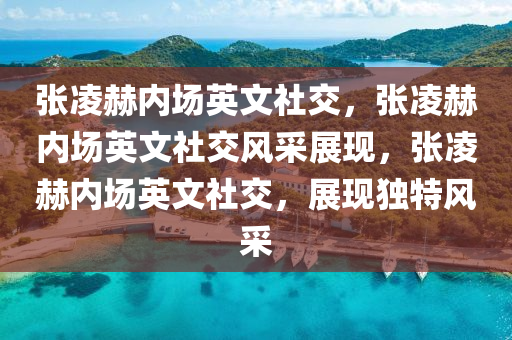 张凌赫内场英文社交，张凌赫内场英文社交风采展现，张凌赫内场英文社交，展现独特风采