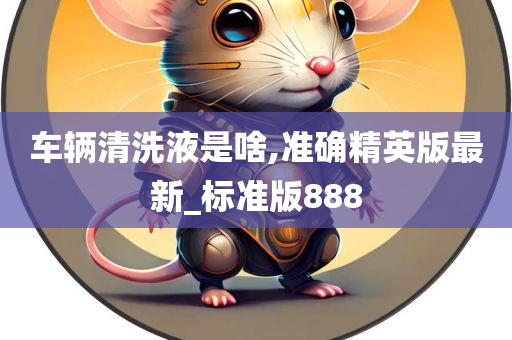 车辆清洗液是啥,准确精英版最新_标准版888