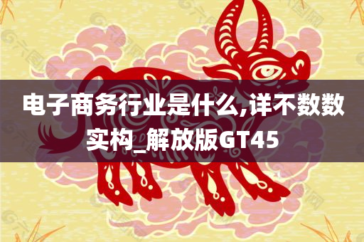 电子商务行业是什么,详不数数实构_解放版GT45
