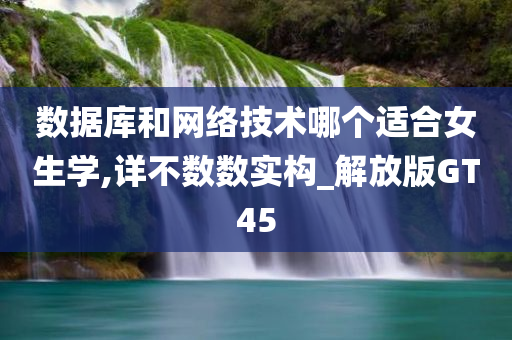 数据库和网络技术哪个适合女生学,详不数数实构_解放版GT45