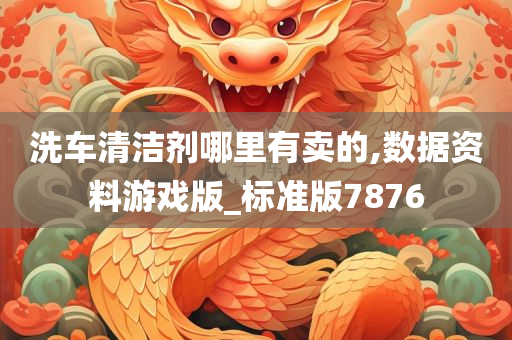 洗车清洁剂哪里有卖的,数据资料游戏版_标准版7876