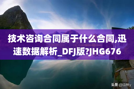 技术咨询合同属于什么合同,迅速数据解析_DFJ版?JHG676