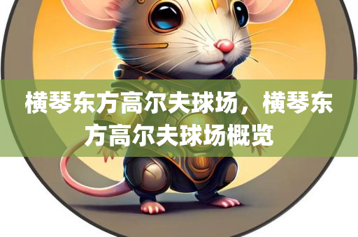 横琴东方高尔夫球场，横琴东方高尔夫球场概览