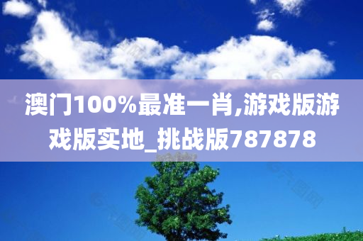 澳门100%最准一肖,游戏版游戏版实地_挑战版787今晚必出三肖2025_2025新澳门精准免费提供·精确判断878