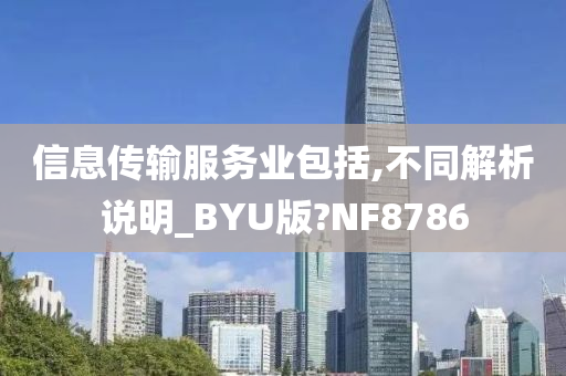 信息传输服务业包括,不同解析说明_BYU版?NF8786