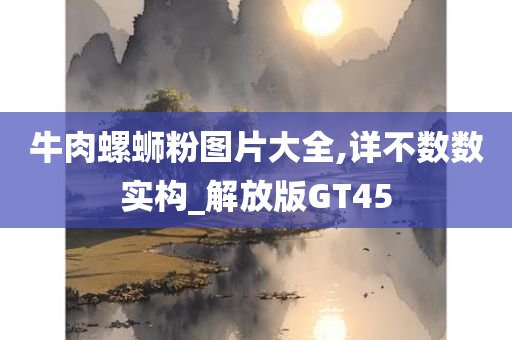 牛肉螺蛳粉图片大全,详不数数实构_解放版GT45