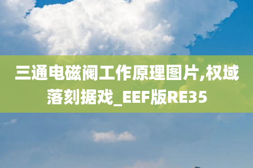 三通电磁阀工作原理图片,权域落刻据戏_EEF版RE35