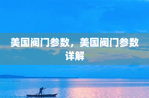 美国阀门参数