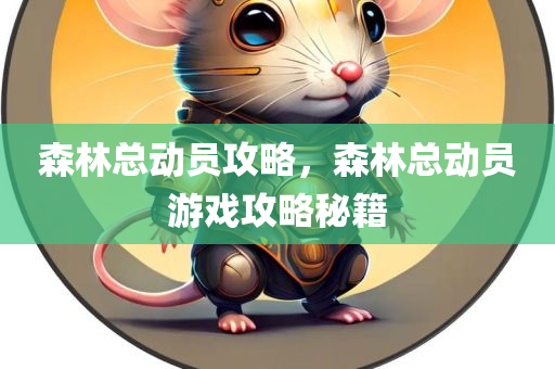 森林总动员攻略