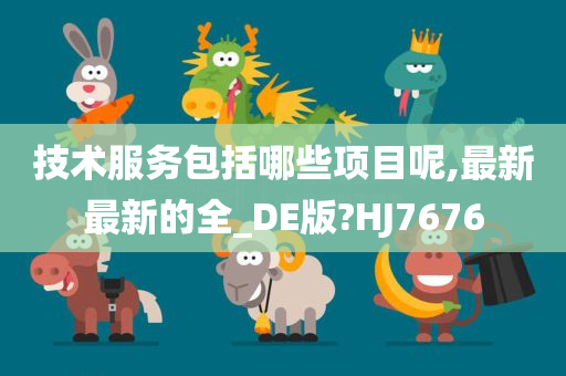 技术服务包括哪些项目呢,最新最新的全_DE版?HJ7676