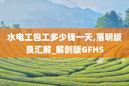 水电工包工多少钱一天,落明版良汇解_解剖版GFH5