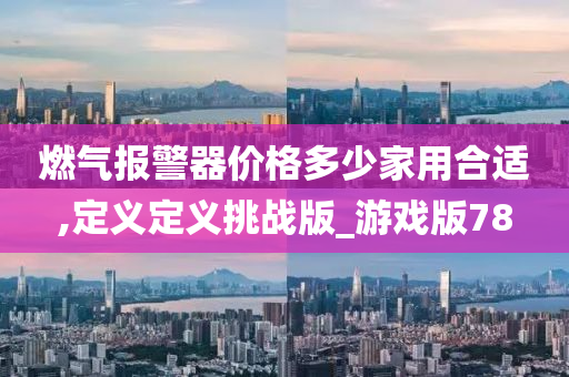 燃气报警器价格多少家用合适,定义定义挑战版_游戏版78