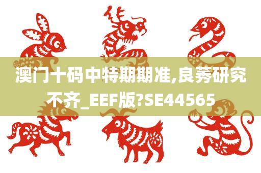 澳门十码中特期期准,良莠研究不齐_EEF版?SE44565