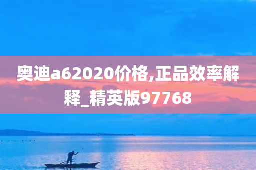 奥迪a62020价格,正品效率解释_精英版97768
