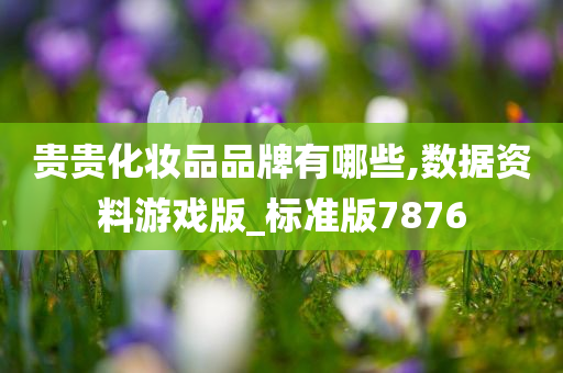 贵贵化妆品品牌有哪些,数据资料游戏版_标准版7876