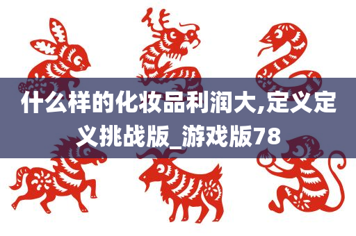 什么样的化妆品利润大,定义定义挑战版_游戏版78
