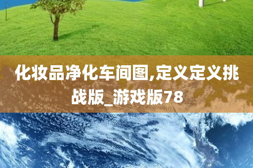 化妆品净化车间图,定义定义挑战版_游戏版78