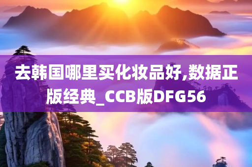 去韩国哪里买化妆品好,今晚必出三肖2025_2025新澳门精准免费提供·精确判断数据正版经典_CCB版DFG56
