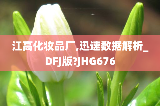 江高化妆品厂,迅速数据解析_DFJ版?JHG676