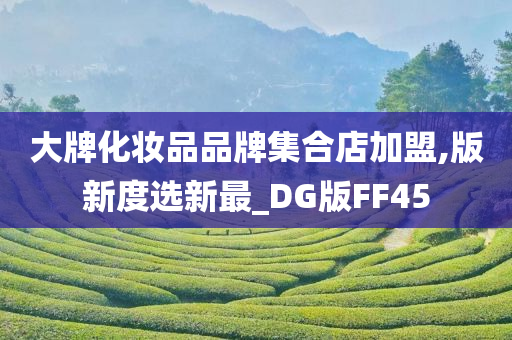 大牌化妆品品牌集合店加盟,版新度选新最_DG版FF45