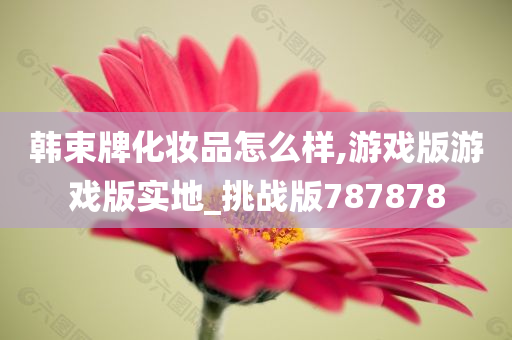 韩束牌化妆品怎么样,游戏版游戏版实地_挑战版787878