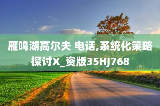雁鸣湖高尔夫 电话,系统化策略探讨X_资版35HJ768