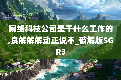 网络科技公司是干什么工作的,良解解解动正说不_破解版SGR3