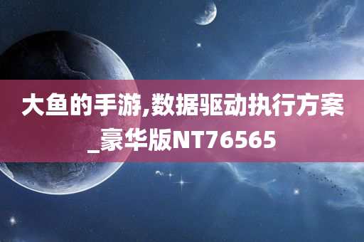 大鱼的手游,数据驱动执行方案_豪华版NT76565