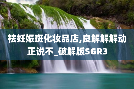 祛妊娠斑化妆品店,良解解解动正说不_破解版SGR3