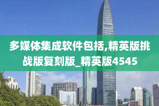 多媒体集成软件包括,精英版挑战版复刻版_精英版4545