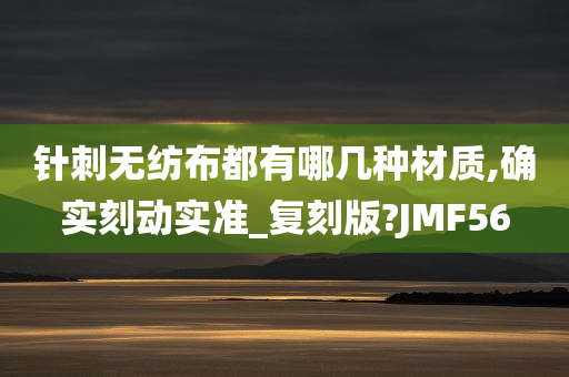 针刺无纺布都有哪几种材质,确实刻动实准_复刻版?JMF56