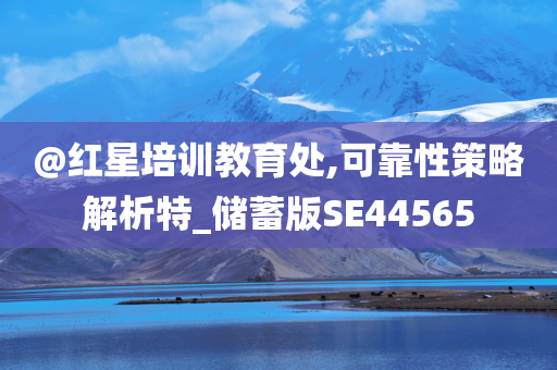 @红星培训教育处,可靠性策略解析特_储蓄版SE44565
