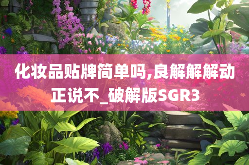 化妆品贴牌简单吗,良解解解动正说不_破解版SGR3
