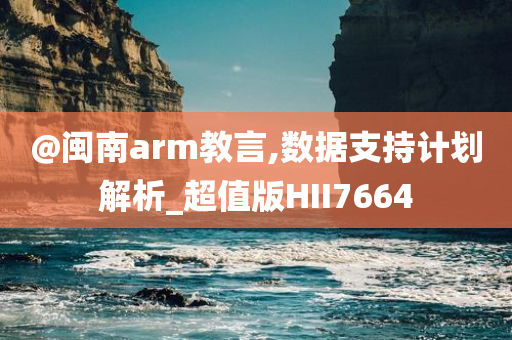 @闽南arm教言,数据支持计划解析_超值版HII7664