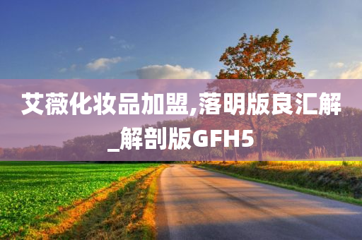 艾薇化妆品加盟,落明版良汇解_解剖版GFH5