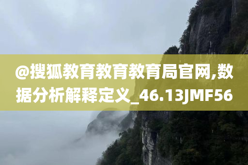 @搜狐教育教育教育局官网,数据分析解释定义_46.13JMF56