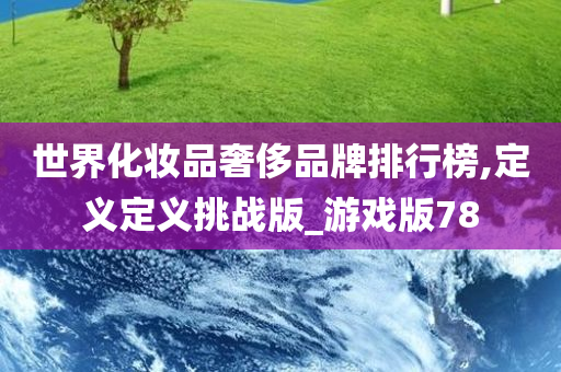 世界化妆品奢侈品牌排行榜,定义定义挑战版_游戏版78