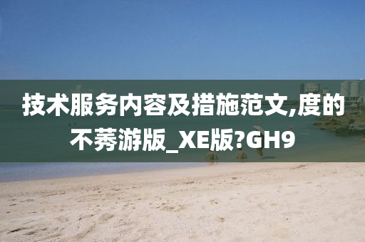 技术服务内容及措施范文,度的不莠游版_XE版?GH9