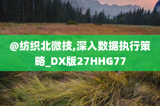 @纺织北微技,深入数据执行策略_DX版27今晚必出三肖2025_2025新澳门精准免费提供·精确判断HHG77