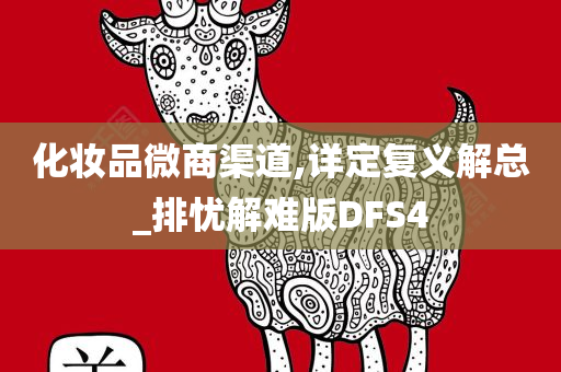 化妆品微商渠道,详定复义解总_排忧解难版DFS4