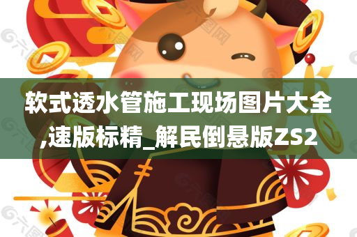 软式透水管施工现场图片大全,速版标精_解民倒悬版ZS2